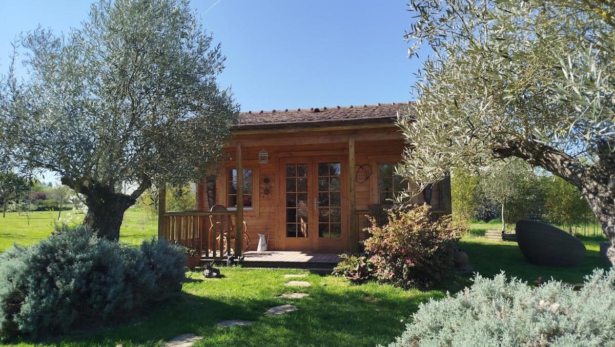 Chalet Bois Pleine Campagne A Pontigny Exterior foto