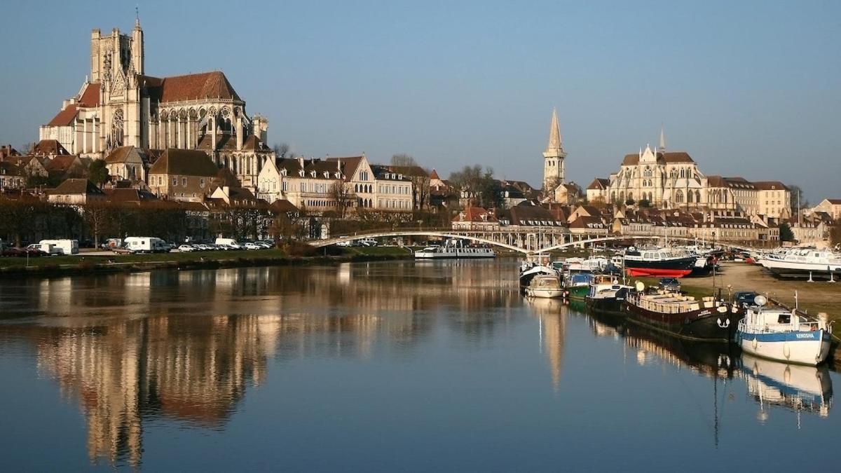 Chalet Bois Pleine Campagne A Pontigny Exterior foto