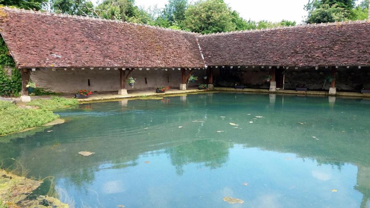 Chalet Bois Pleine Campagne A Pontigny Exterior foto