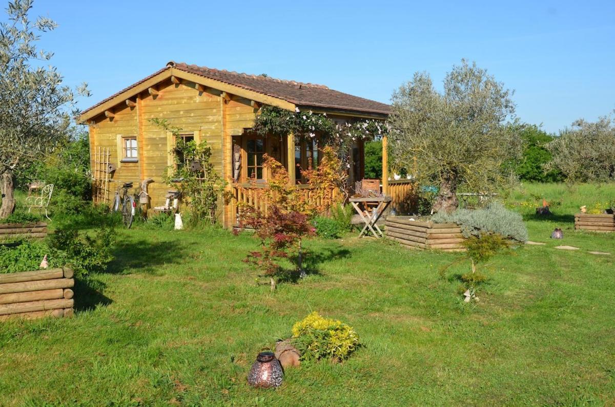 Chalet Bois Pleine Campagne A Pontigny Exterior foto