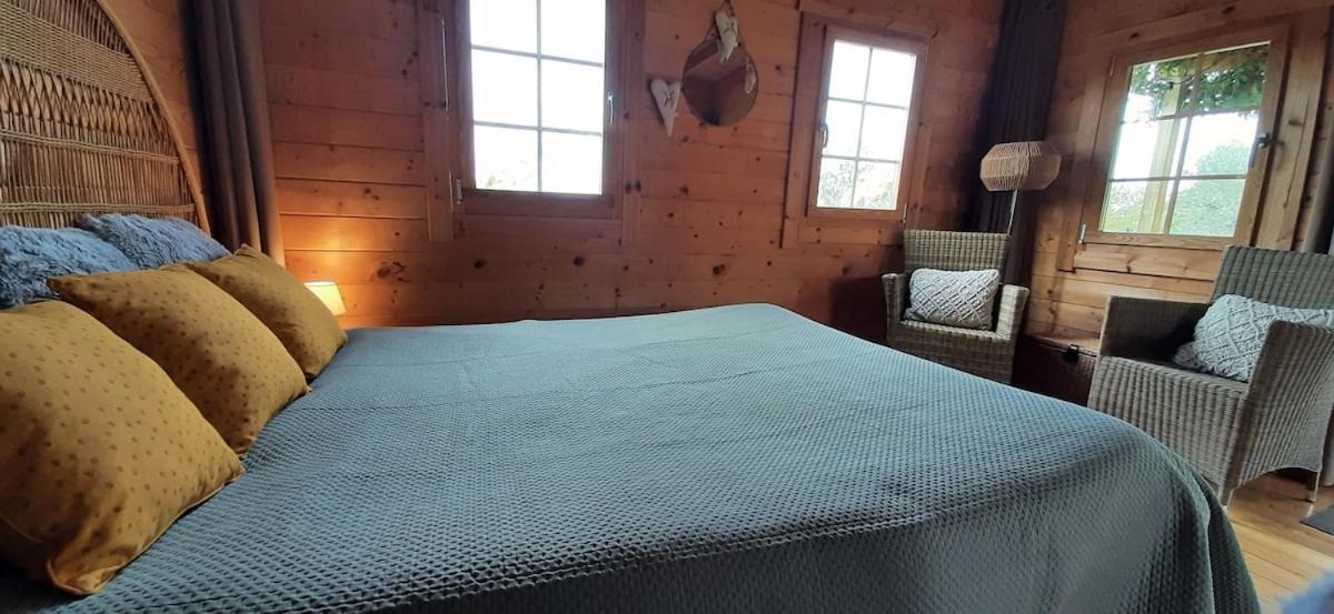 Chalet Bois Pleine Campagne A Pontigny Exterior foto